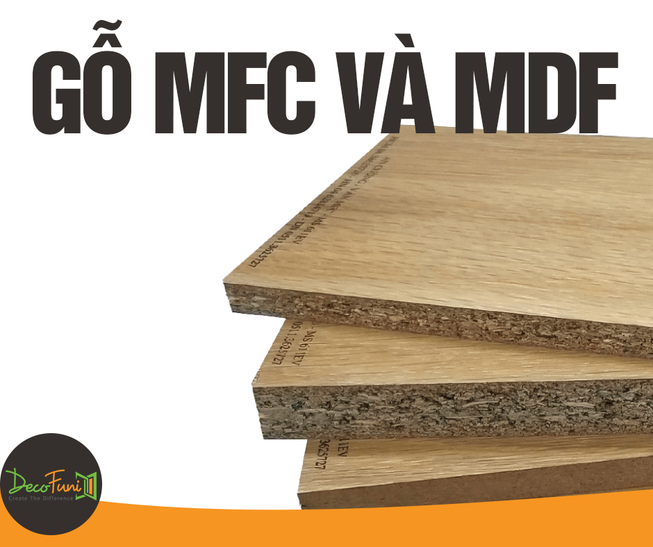 Gỗ MFC và MDF