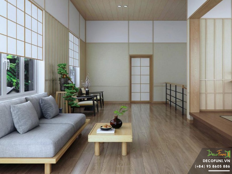 nội thất đơn giản kiểu Nhật