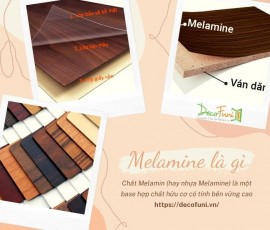 Melamine là gì? A-Z Các loại gỗ phủ melamine và ứng dụng